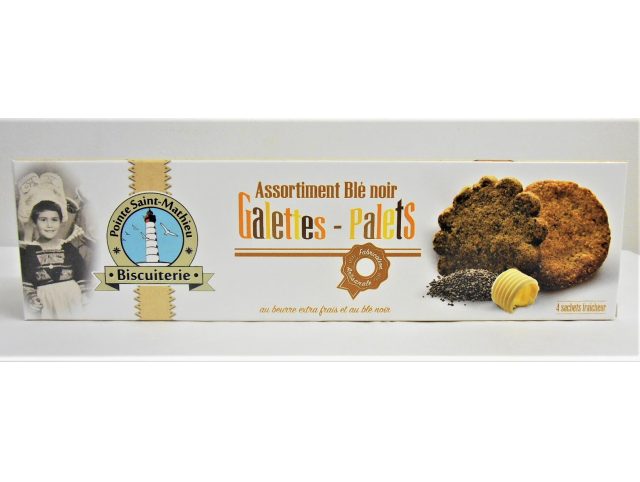 Assortiment de galettes et palets au blé noir - étui cartonné 170g