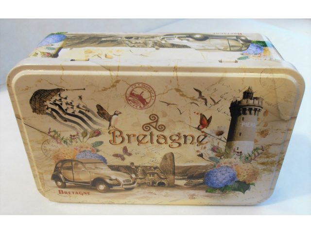 Boîte "Bretagne et 2CV" galettes et palets bretons - 350g