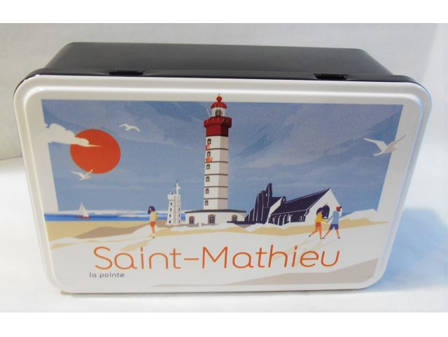 Boîte "St Mathieu/La Loutre" galettes et palets bretons - 320g