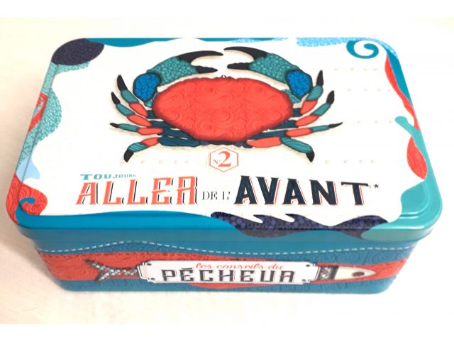 Boîte Crabe "Toujours aller de l'avant" galettes et palets bretons - 350g