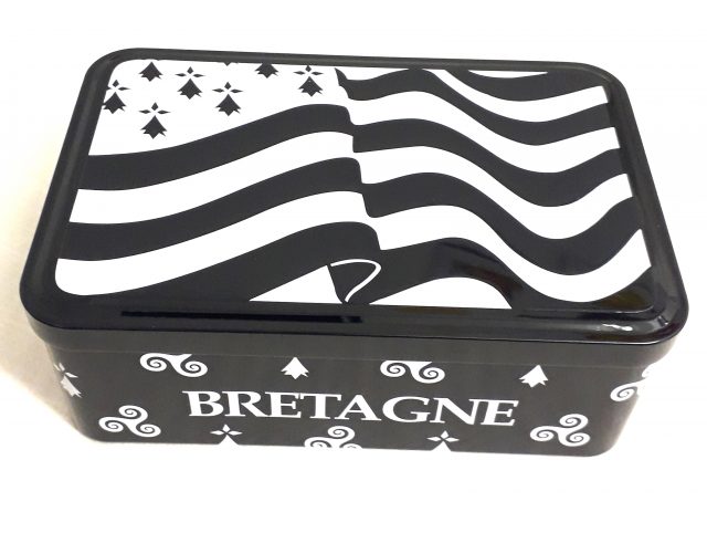 Boîte "Drapeau Breton-Gwenn Ha Du" galettes et palets bretons - 350g