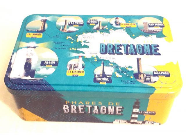 Boîte "Phares de Bretagne" galettes et palets bretons - 350g