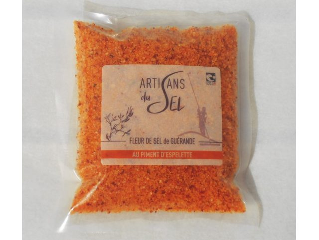 Fleur de sel de Guérande au piment d'Espelette