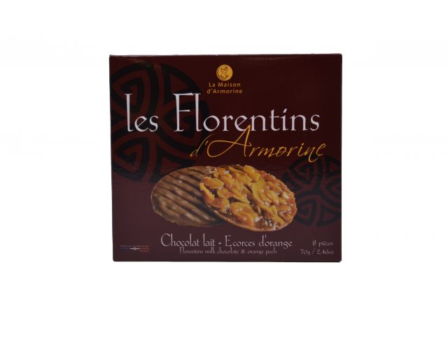 Florentins - Chocolat Lait, écorces d'Orange