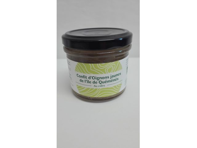 Confit d'oignons jaunes de l'île de Quéménès au cidre