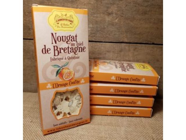 Nougat à l’orange confite