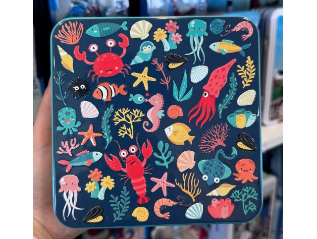 Boite "animaux marins"  galettes et palets bretons - 170g