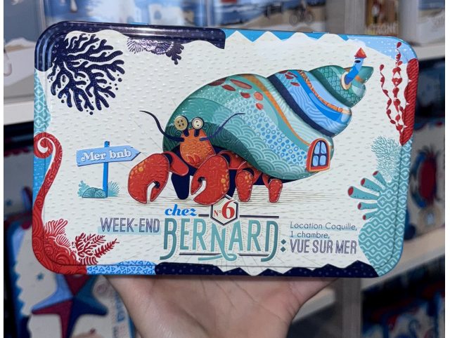 Boîte "Week-End chez Bernard" Edition Bord de Mer galettes et palets bretons - 350g