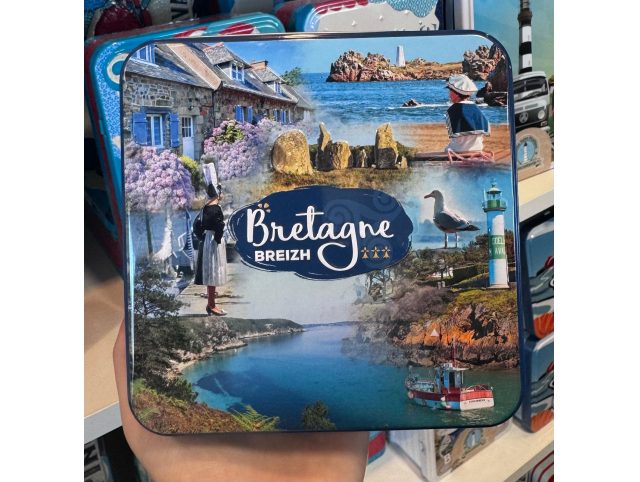 Boite "Bretagne Breizh paysage" galettes et palets bretons - 170g