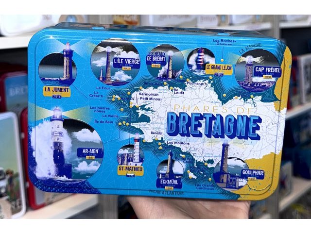 Boîte "Phares de Bretagne" galettes et palets bretons - 350g