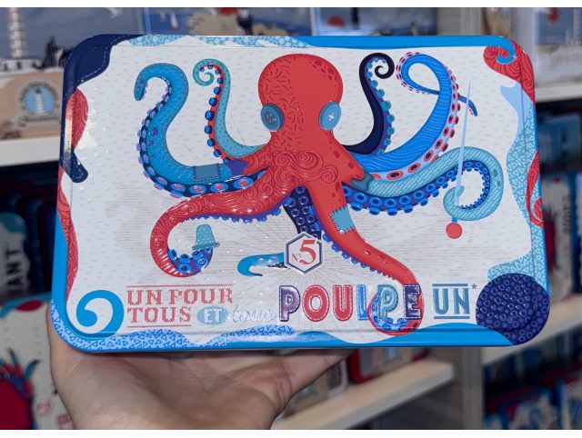Boite "Un pour tous et tous Poulpe un" galettes et palets bretons - 350g