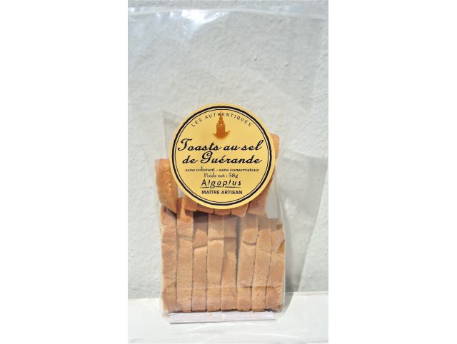 Toasts au sel de Guérande