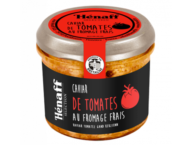 Le Caviar de Tomate au fromage frais
