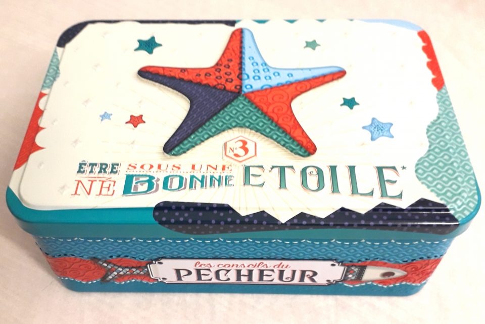 Boîte Etoile de Mer "Etre né sous une bonne étoile" galettes et palets bretons - 350g