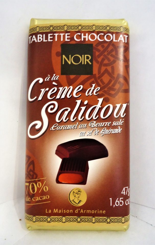 Mini tablette de chocolat noir à la crème de Salidou 