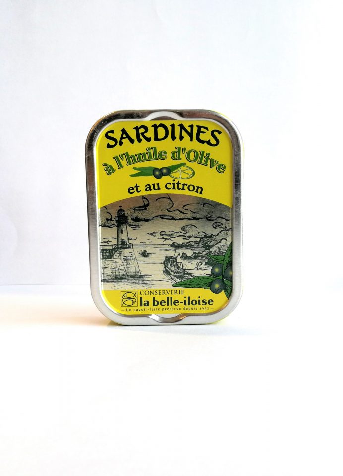 Sardines à l'huile d'olive et au citron - La belle-iloise
