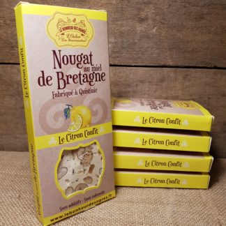 Nougat au citron confit