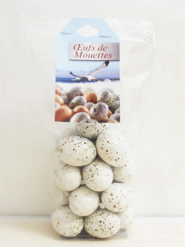 Oeufs de mouettes praliné