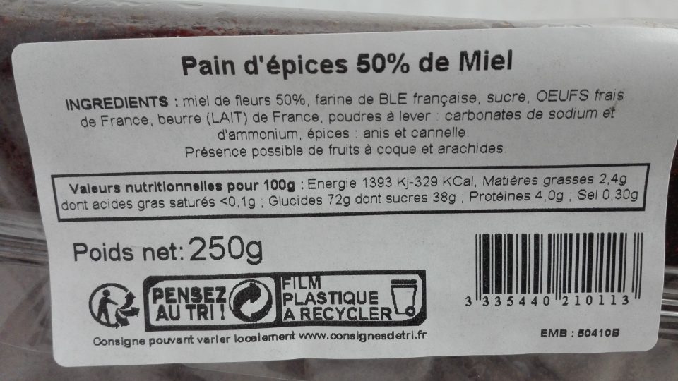 Pain d'épices 