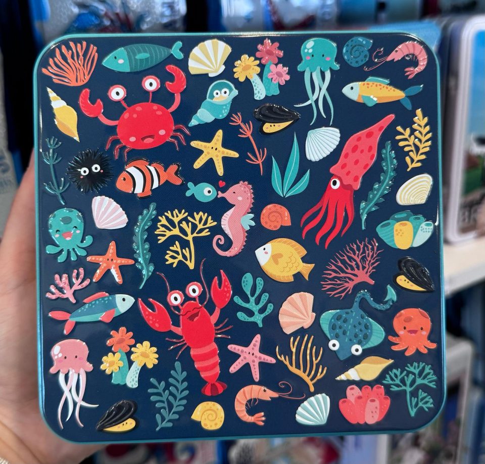 Boite "animaux marins"  galettes et palets bretons - 170g