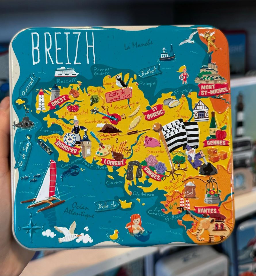 Boite " Breizh Bretagne" galettes et palets bretons - 170g