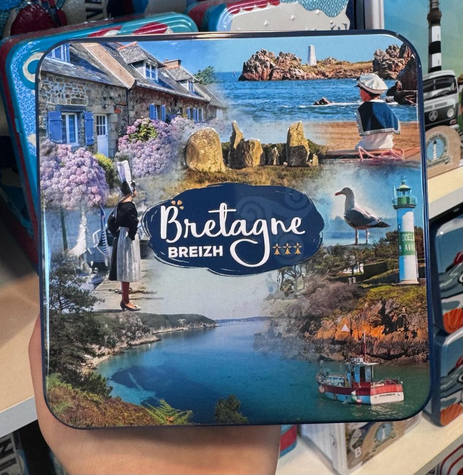 Boite "Bretagne Breizh paysage" galettes et palets bretons - 170g