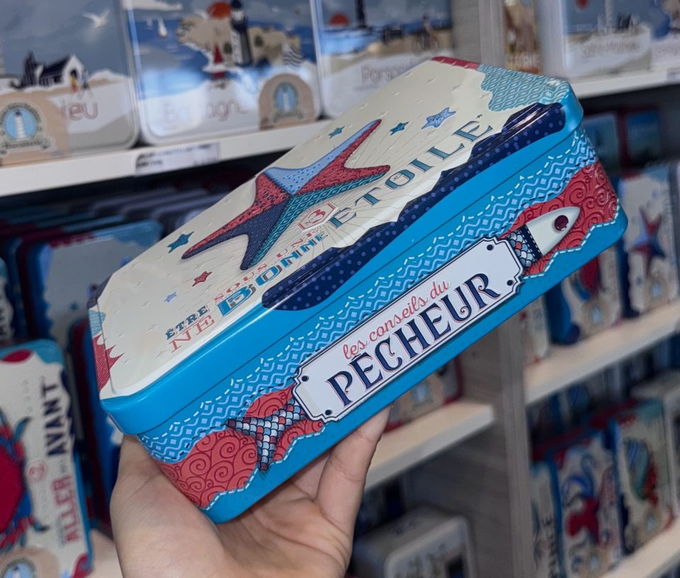 Boîte Etoile de Mer "Etre né sous une bonne étoile" galettes et palets bretons - 350g