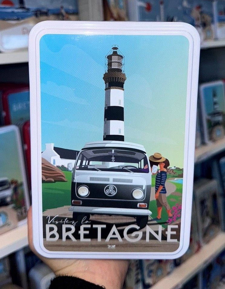 Boite "Visitez la Bretagne" combi "  galettes et palets bretons - 350g