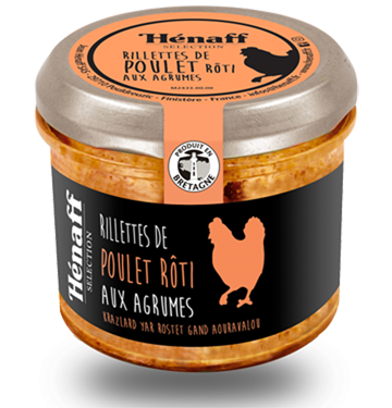 Hénaff - Rillette de poulet rôti aux agrumes