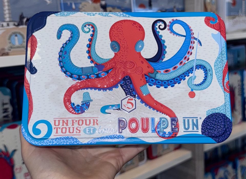 Boite "Un pour tous et tous Poulpe un" galettes et palets bretons - 350g