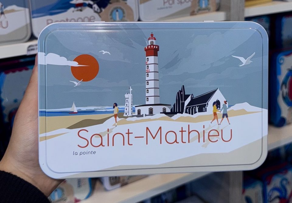 Boîte "St Mathieu/La Loutre" galettes et palets bretons - 350g