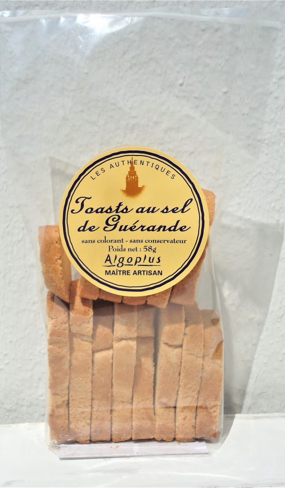 Toasts au sel de Guérande