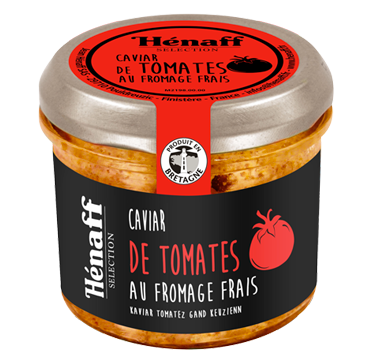 Le Caviar de Tomate au fromage frais